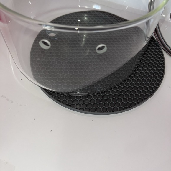 Glass Saucepan with Cover Stovetop Cooking Pot with Lid (Missing Pot Handle) New - Picture 5 of 5